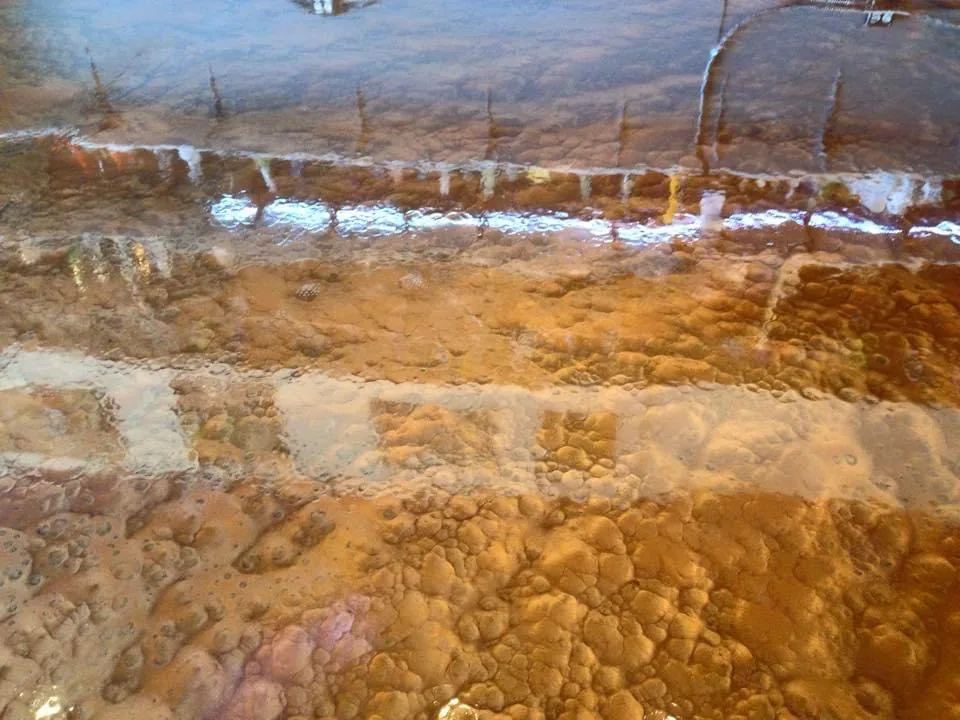 Decorative metallic epoxy floor project by 1st Epoxy