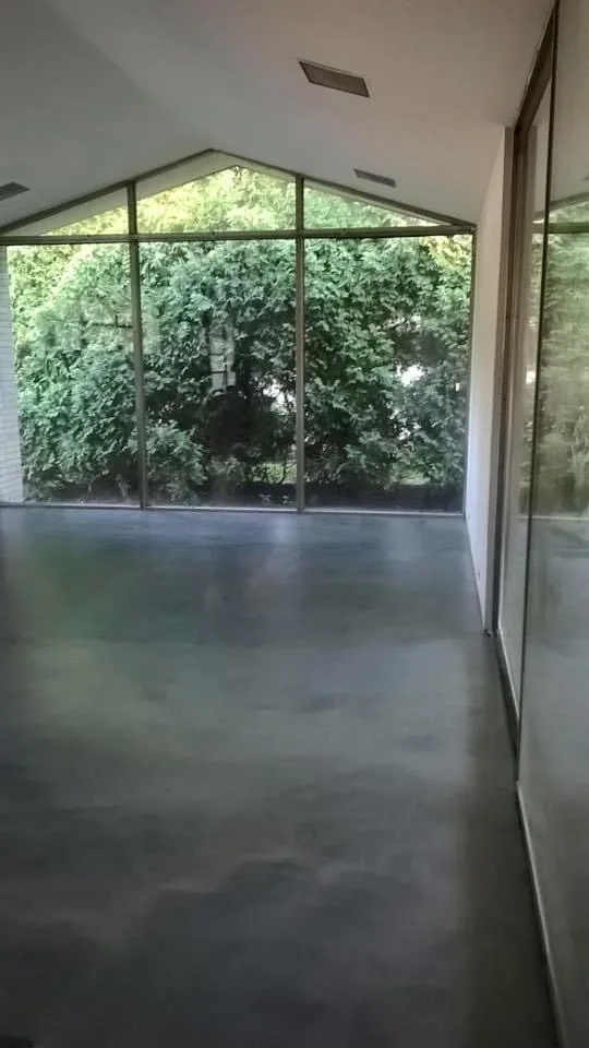 Decorative metallic epoxy floor project by 1st Epoxy